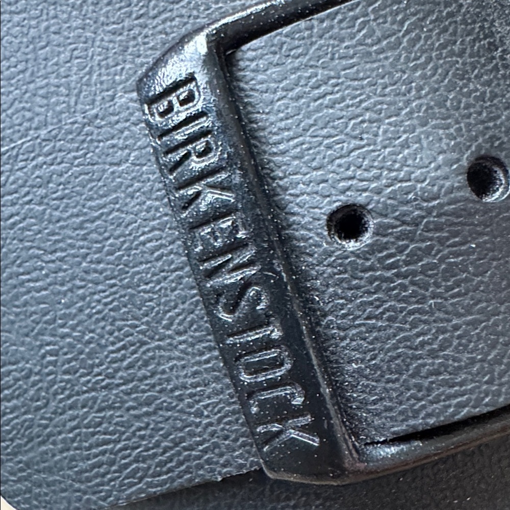 Birkenstock Madrid Sandals Lot 2 Pair EU 40 Brown Black Leather Slide Comfort - Picture 5 of 13